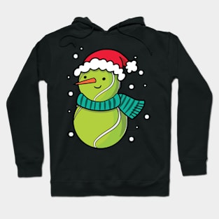 Christmas Tennis Ball Santa Hat Hoodie